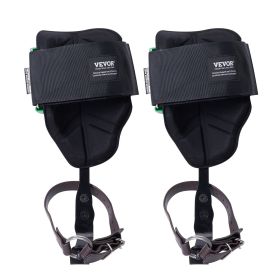 VEVOR Tree Climbing Spikes, 1 Pair Alloy Steel Climbing Spurs, 350lbs Load Capacity Tree Climbing Gear with Straps and Spike Protectors